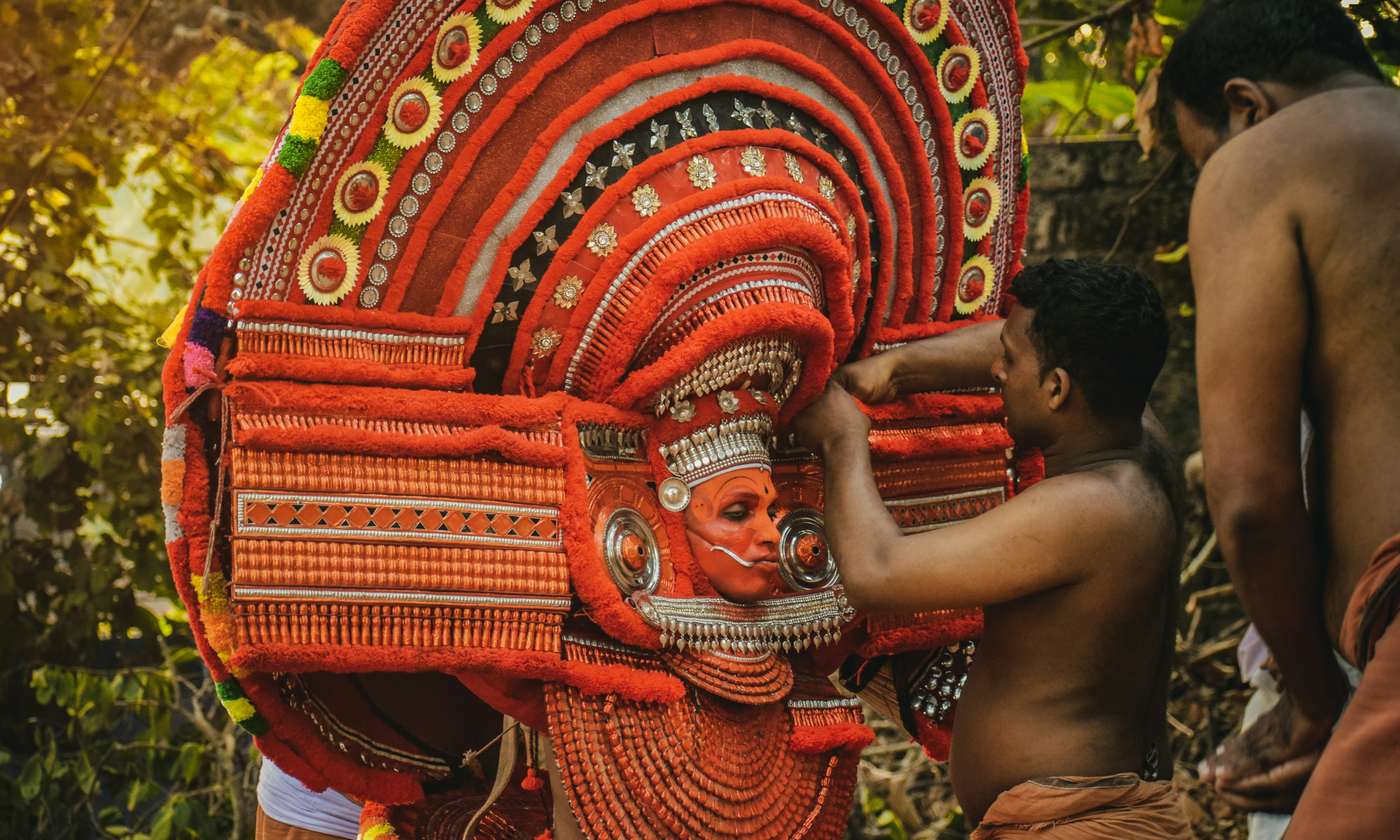 Theyyam costume Kannur Kerala ritual art